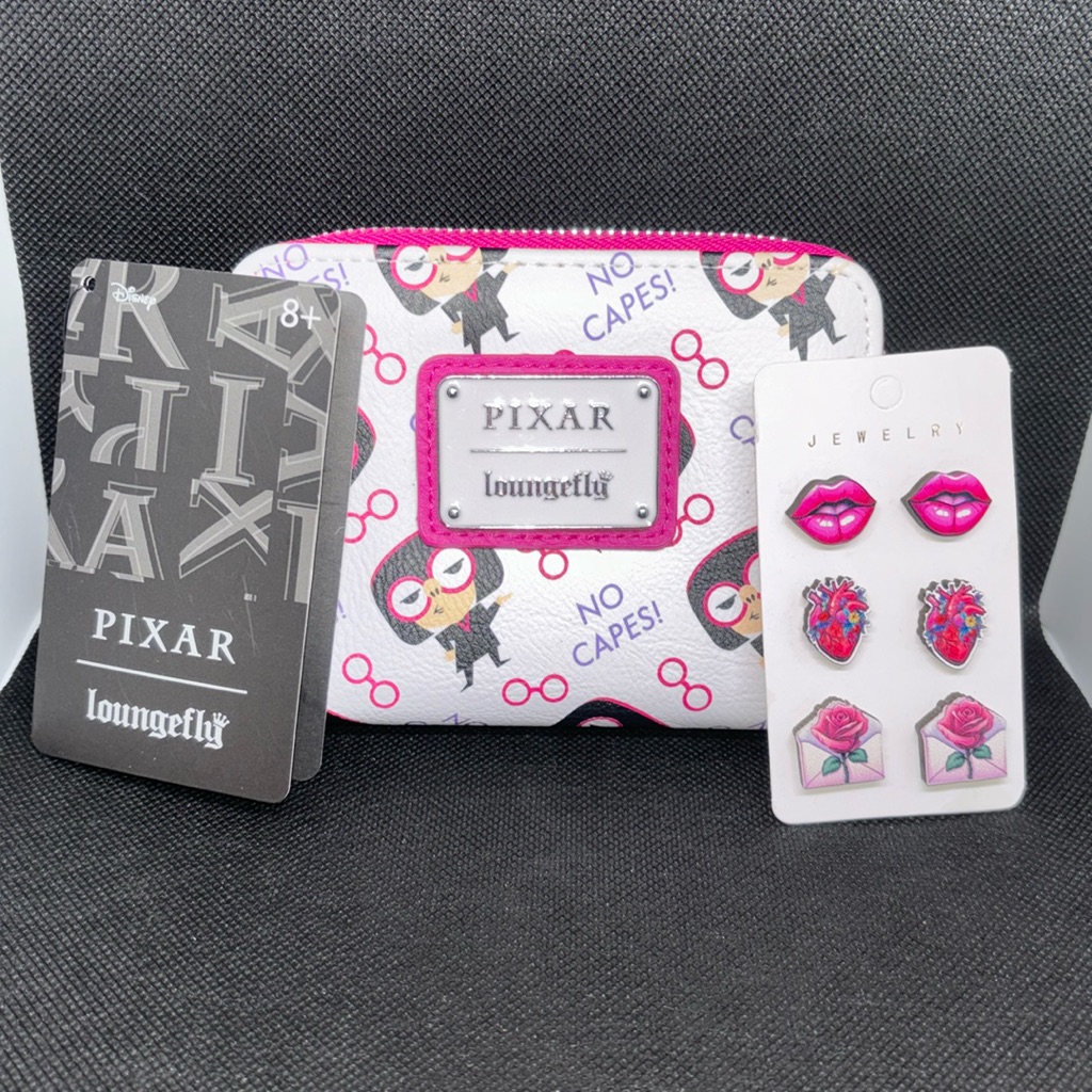 Disney Wallet & Earrings